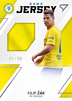 Filip Zak Teplice SportZoo FORTUNA:LIGA 2022/23 2. serie Game Jersey /99 #GJ-FZ